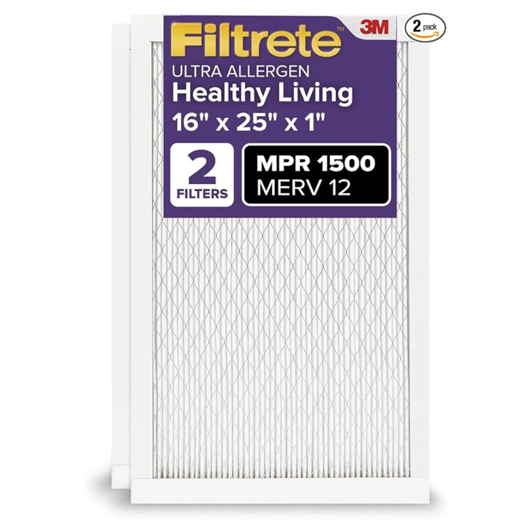 2-Pack Filtrete AC Furnace Air Filter (15.69" x 24.69" x 0.78")