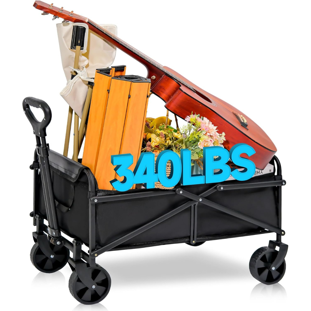 Heavy Duty Folding Utility Garden Cart Wagon (5")