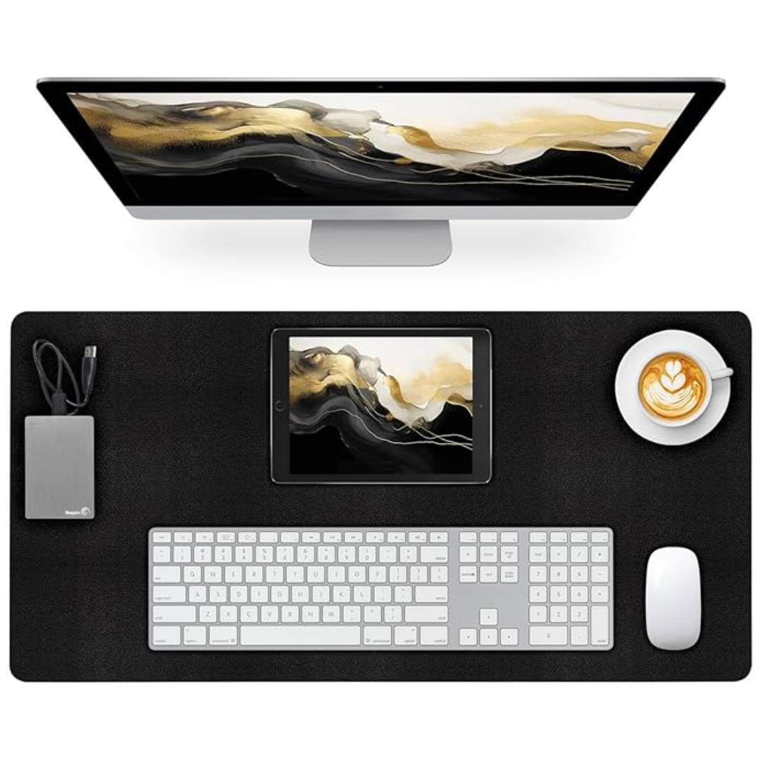 Waterproof Leather Desk Pad Mat (23.6" x 13.7",various Colors)