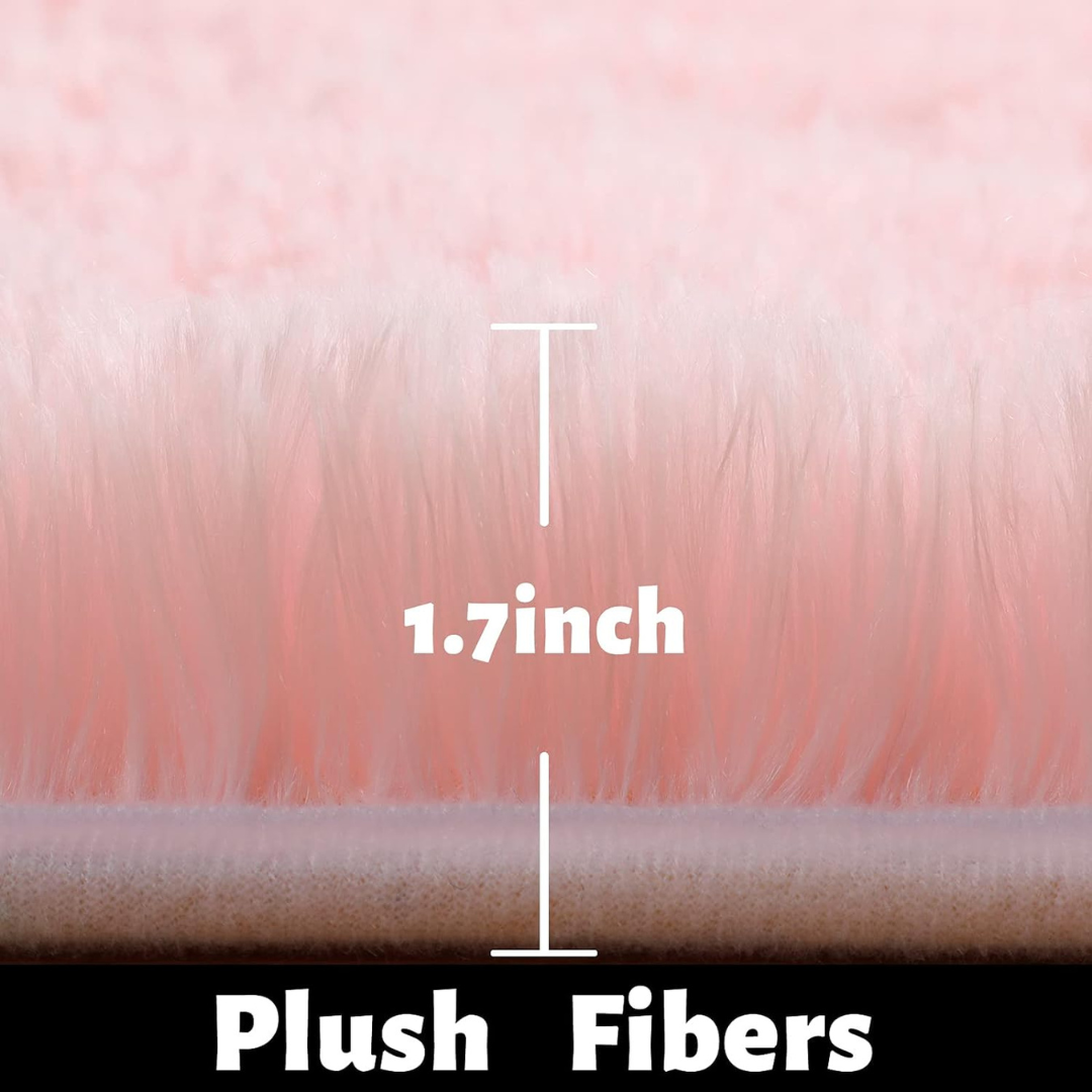 Amdrebio 4' x 6' Fluffy Fuzzy Carpet Rug