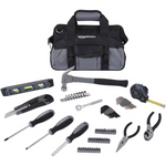 Amazon Basics 65-Piece Home Basic Repair Tool Kit w/ Bag