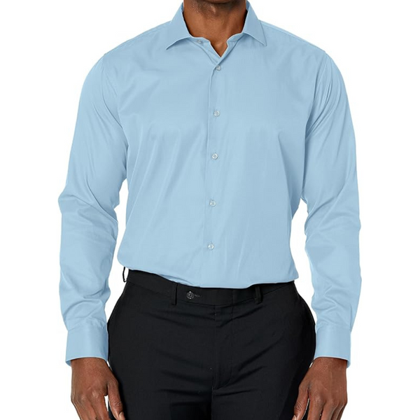 a.x.n.y Men's Slim Fit Solid Cotton Dress Shirt