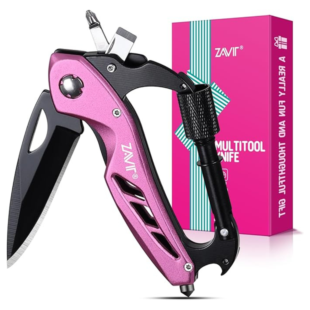 Zavit Pink Multitool Knife Gifts for Women