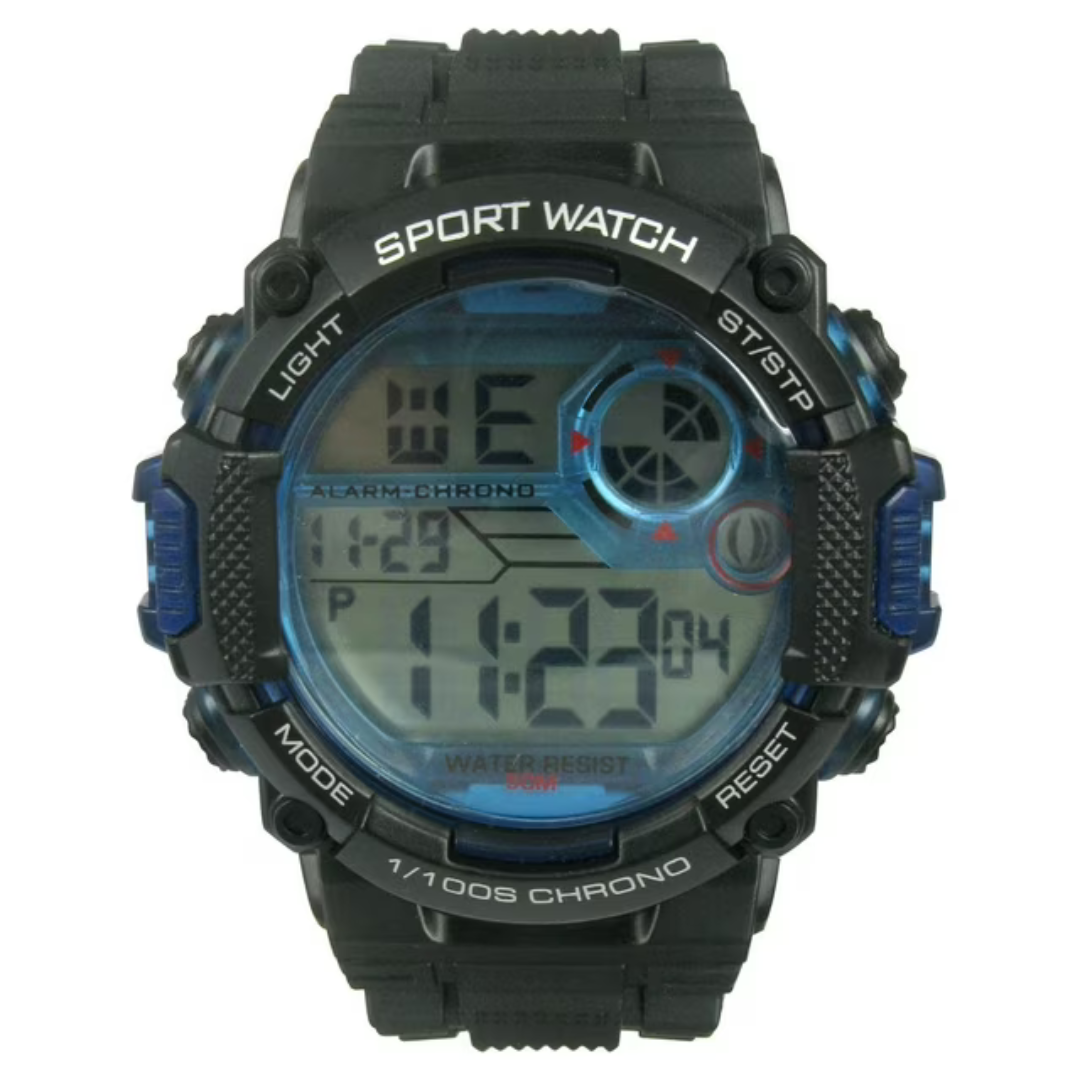 George Men's Digital Sport Wristwatch