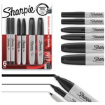 6-Count Sharpie Fine/Ultra-Fine/Chisel-Point Permanent Markers