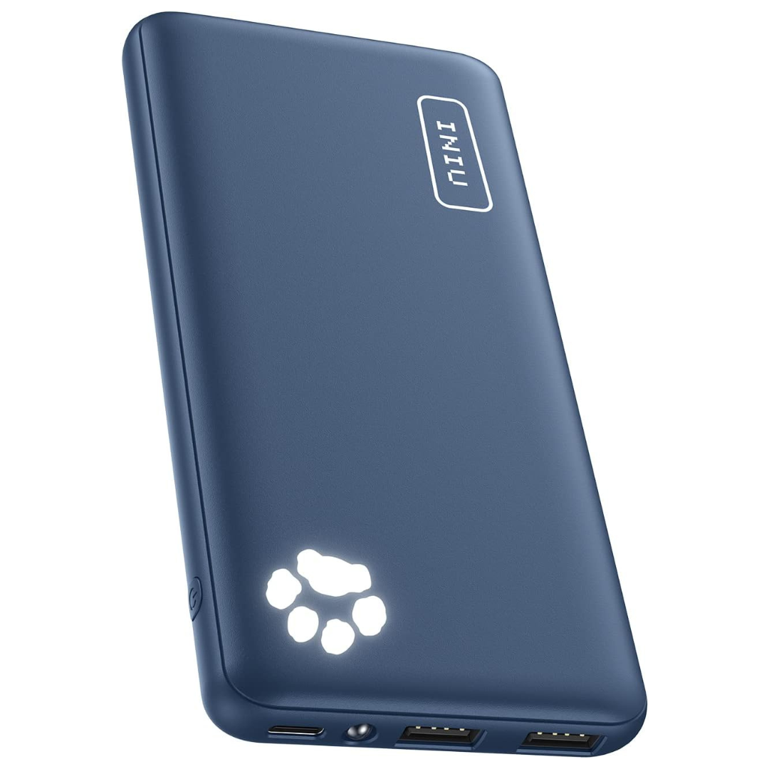 INIU BI-B41 10000mAh Portable Power Bank W/ Flashlight