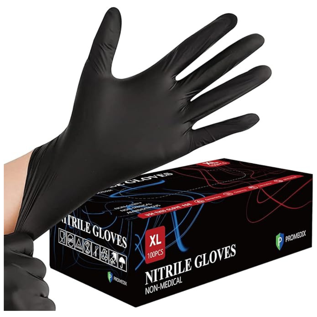 100-Count Disposable Latex Free Nitrile Househode Gloves (Various)