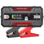 Lokithor J400R 2000A 12V Car Jump Starter With Jumper Cables