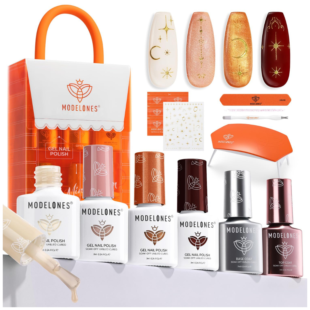 Modelones Gel Nail Polish Kit With U V Light