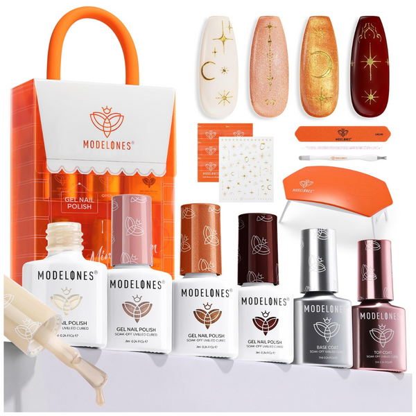 Modelones Gel Nail Polish Kit With U V Light