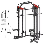 Mikolo 2000LBS Power Cage Squat Rack Smith Machine