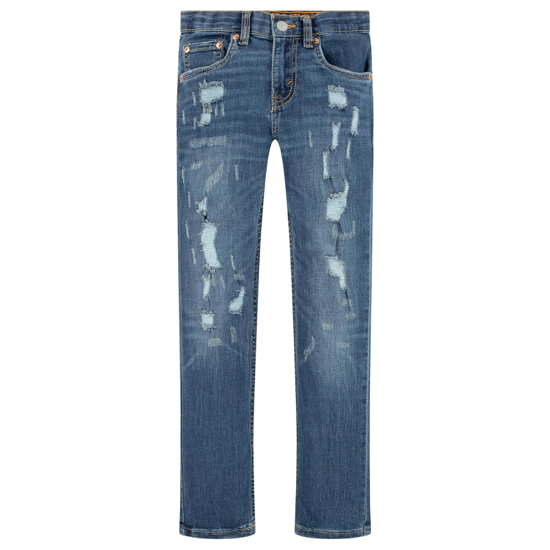 Levi's Boys' 510 Skinny Fit Destructed Jeans