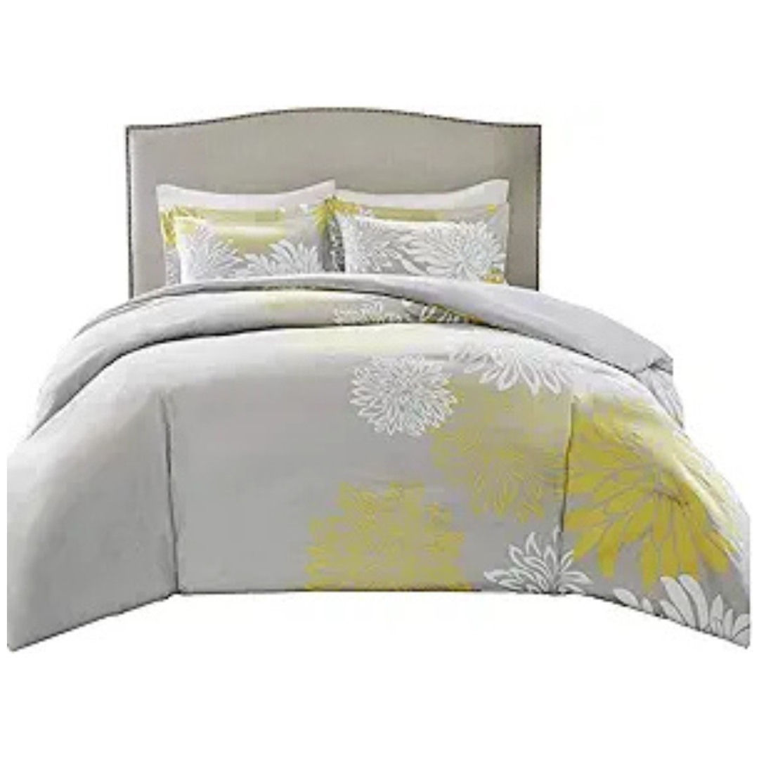 5-Pieces 90"x90" Comfort Spaces Enya Queen Comforter Set