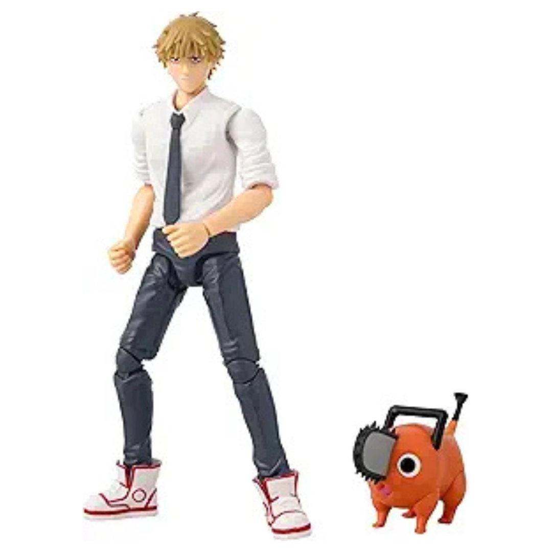 Anime Heroes Chainsaw Man Denji & Pochita Action Figure