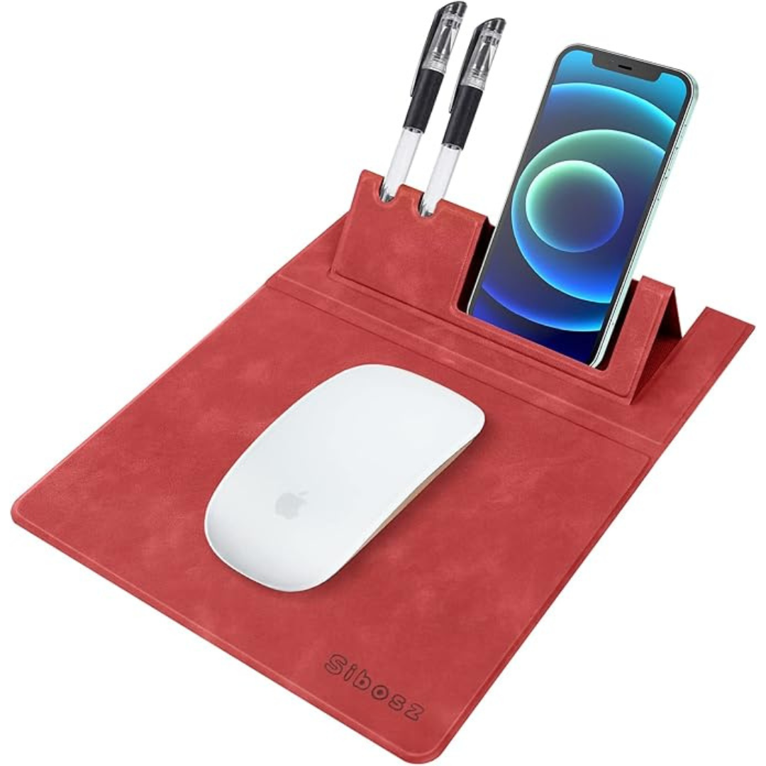 Premium PU Leather 3-In-1 Mouse Pad (3-Colors)