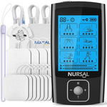 Nursal Muscle Stimulator TENS Unit w/12-Piece Replacement Pads