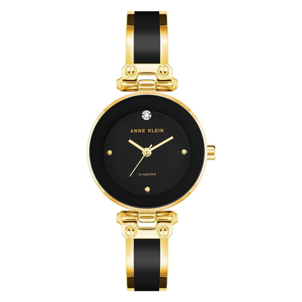 Anne Klein Women's Genuine Diamond Dial Bangle Watch