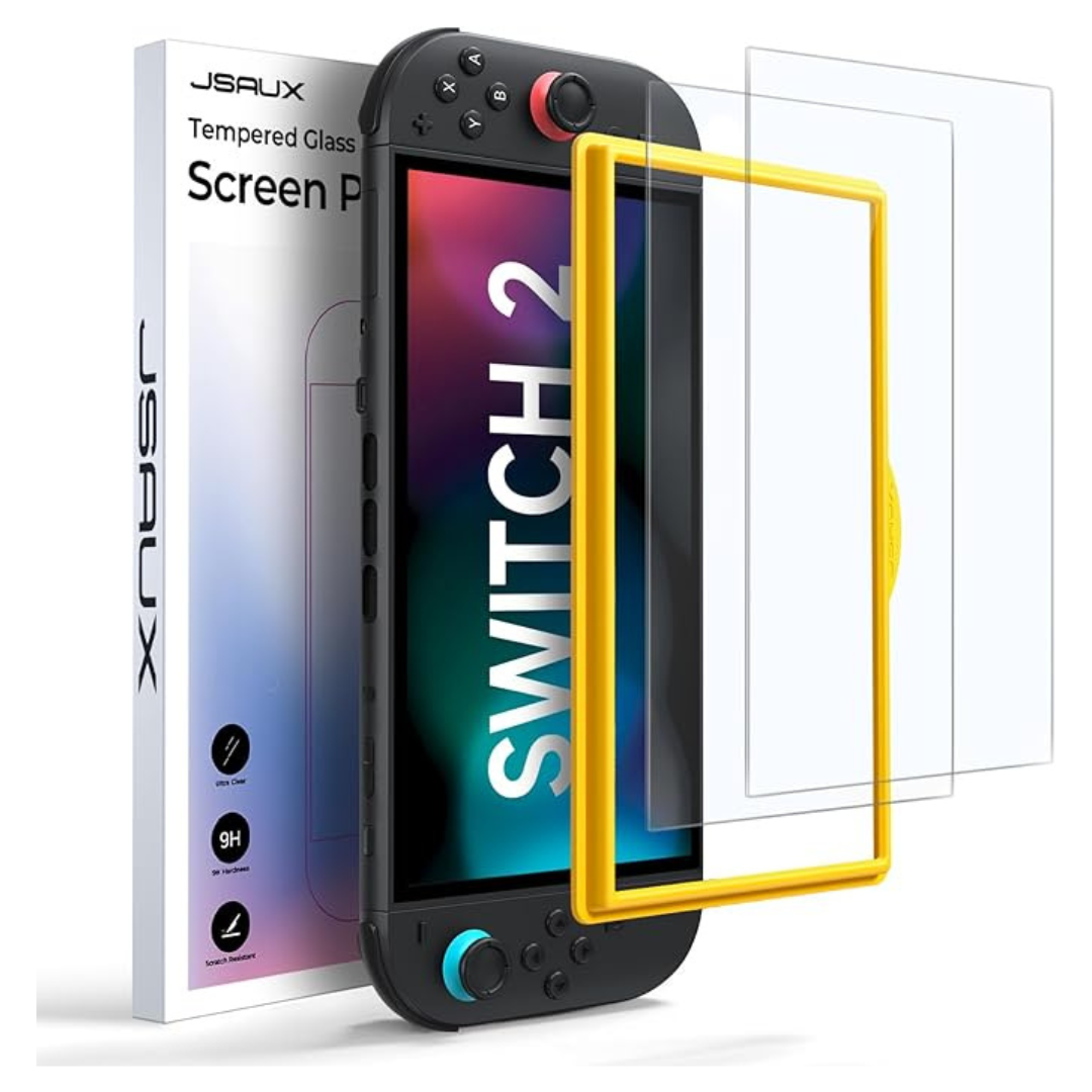 2-Pack Anti-Glare Screen Protector For Nintendo Switch 2