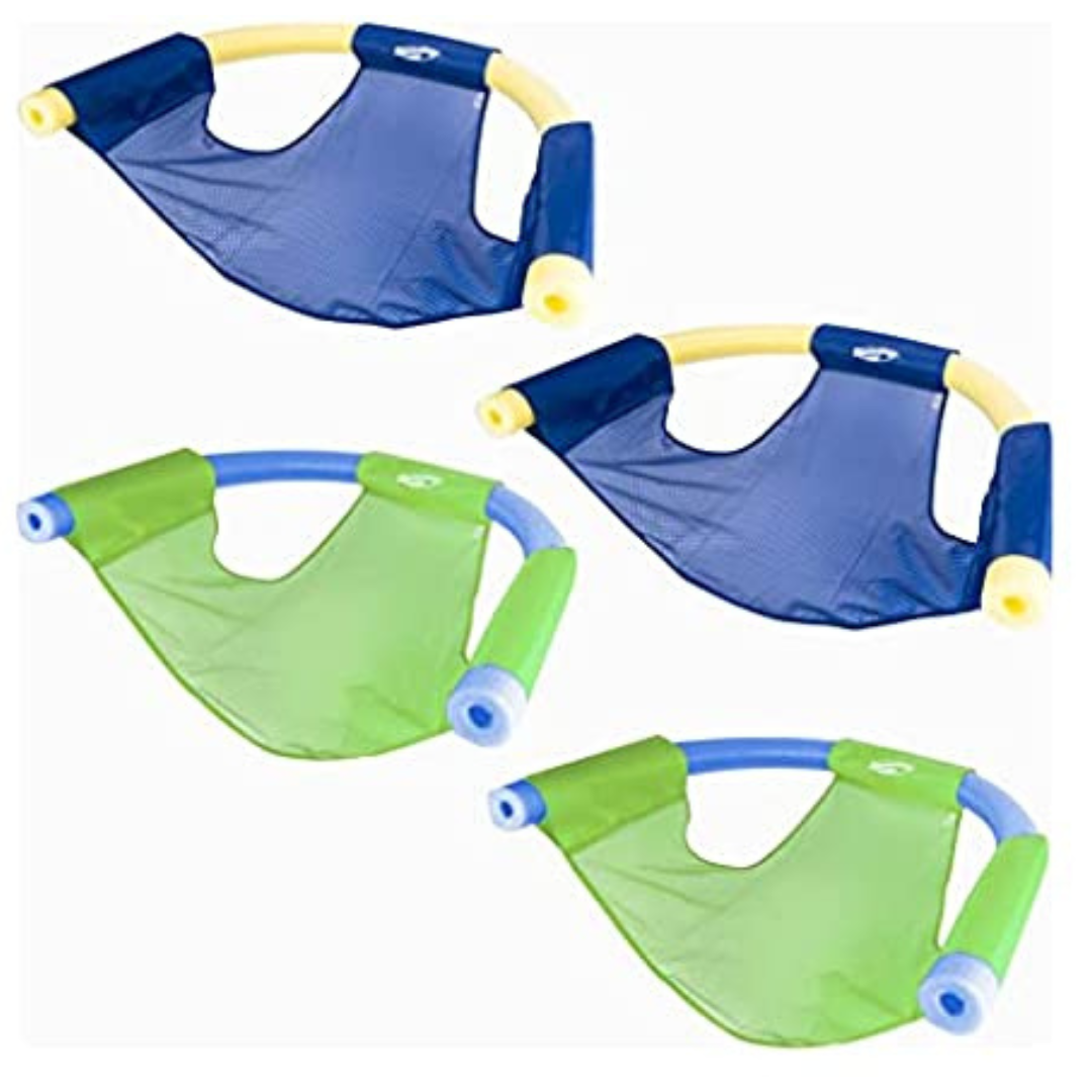 4-Pack SwimWays Mesh Floating Pool Chair Noodle Slings