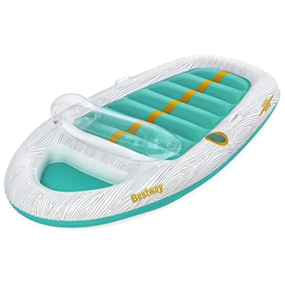 Bestway H2OGO Deluxe 7.1ft x 46" Comfort Plush Pool Floats