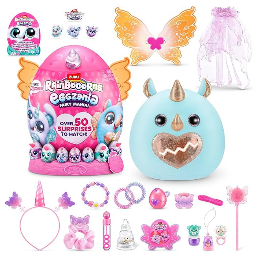 Rainbocorns Eggzania Fairy Mania By Zuru Plush Toy