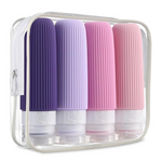 4-Pack 3 Oz BPA Free Portable Travel Bottles