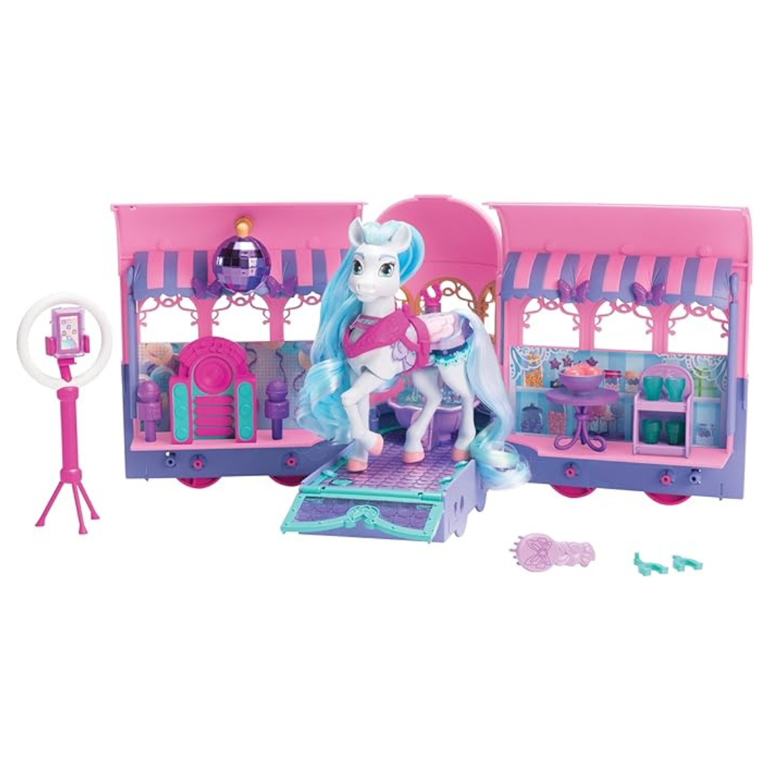 Wild Manes Perla Clubhouse Trailer Playset W/Perla Horse Doll Figure