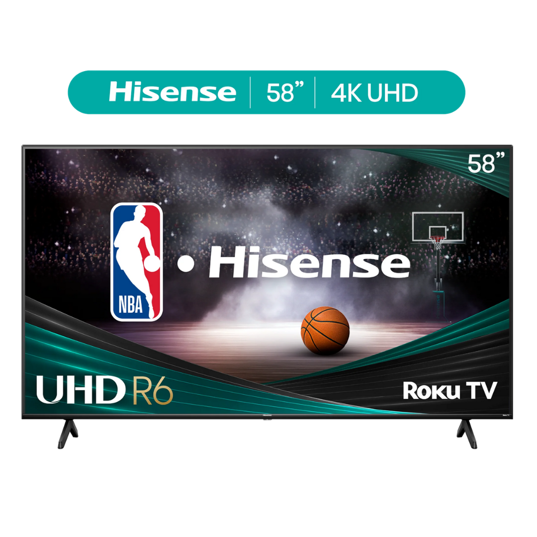 Hisense R6 Series 58" 4K Ultra HDR Smart LED Roku TV