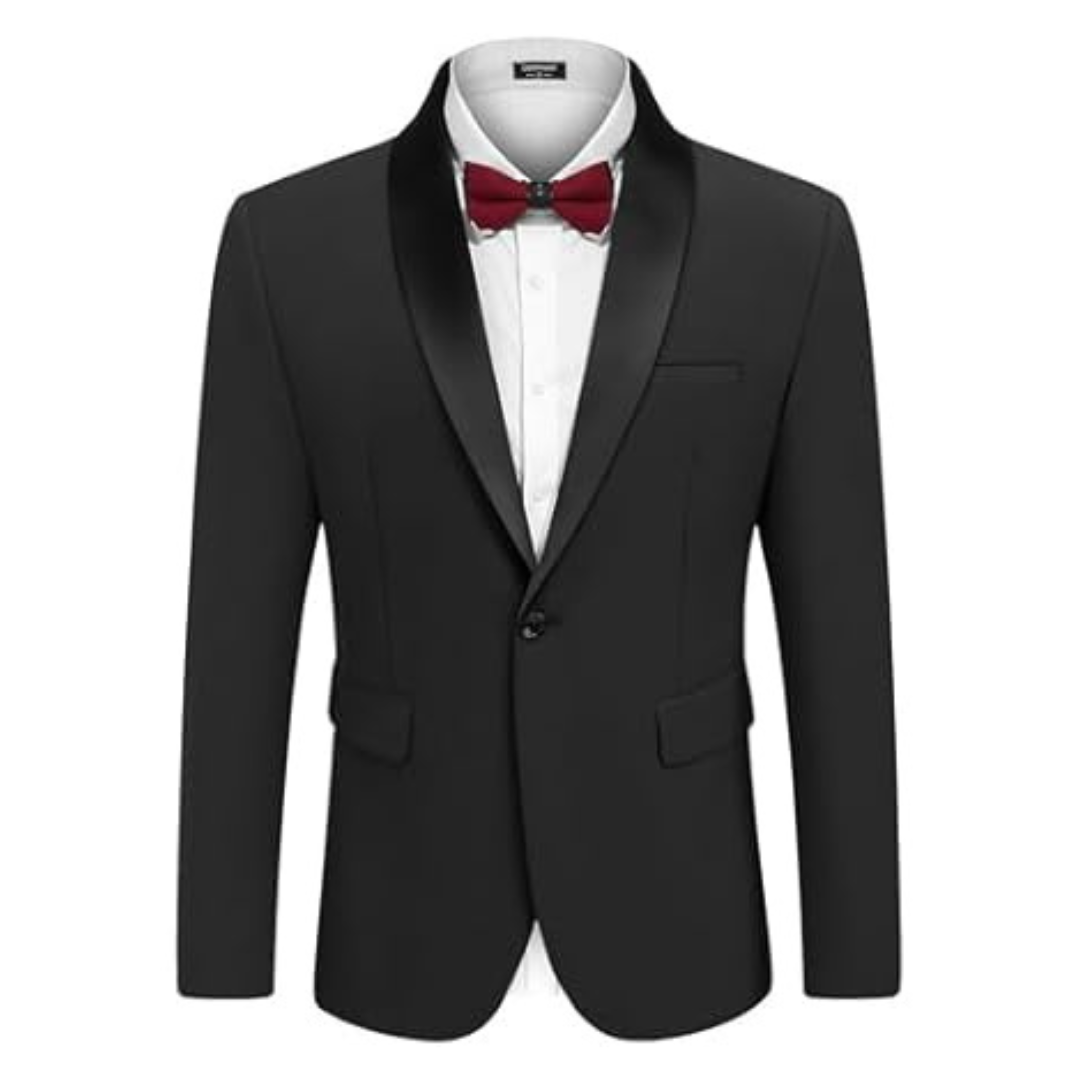 Coofandy Men's Tuxedo Jacket Wedding Slim Fit Blazer (Various)
