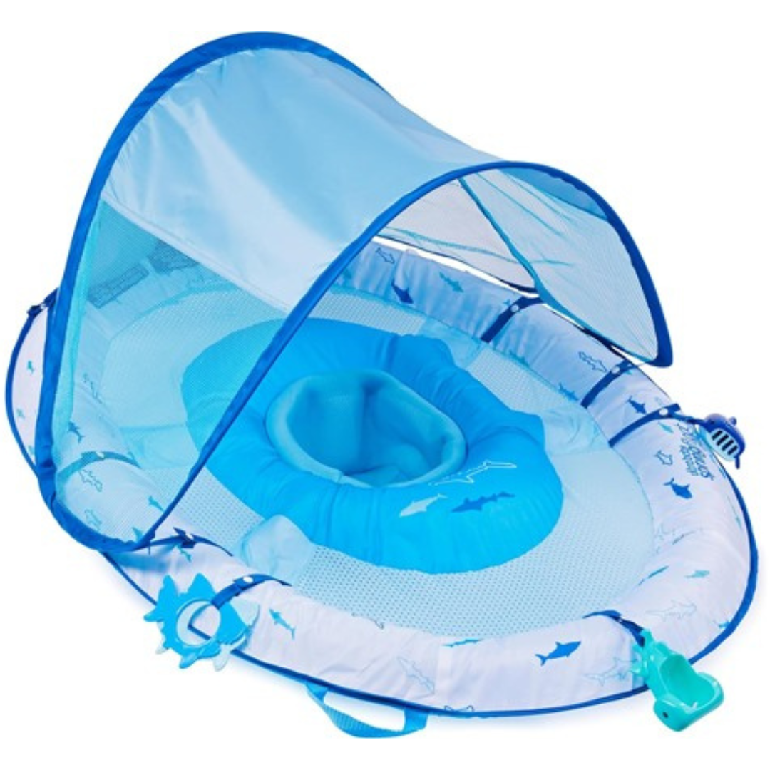 Swimways Ultra Inflatable Baby Spring Pool Float With Sun Canopy