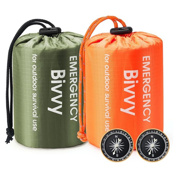 2-Pack Emergency Sleeping Bag