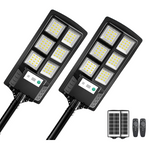 2-Pack Ecohomlight Flood Lighting Outdoor LED Street Solar Lights
