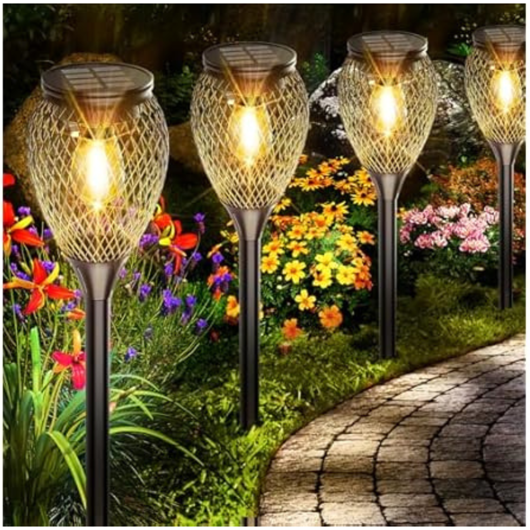 4-Pack Hakol IP65 Waterproof Outdoor Solar Lights