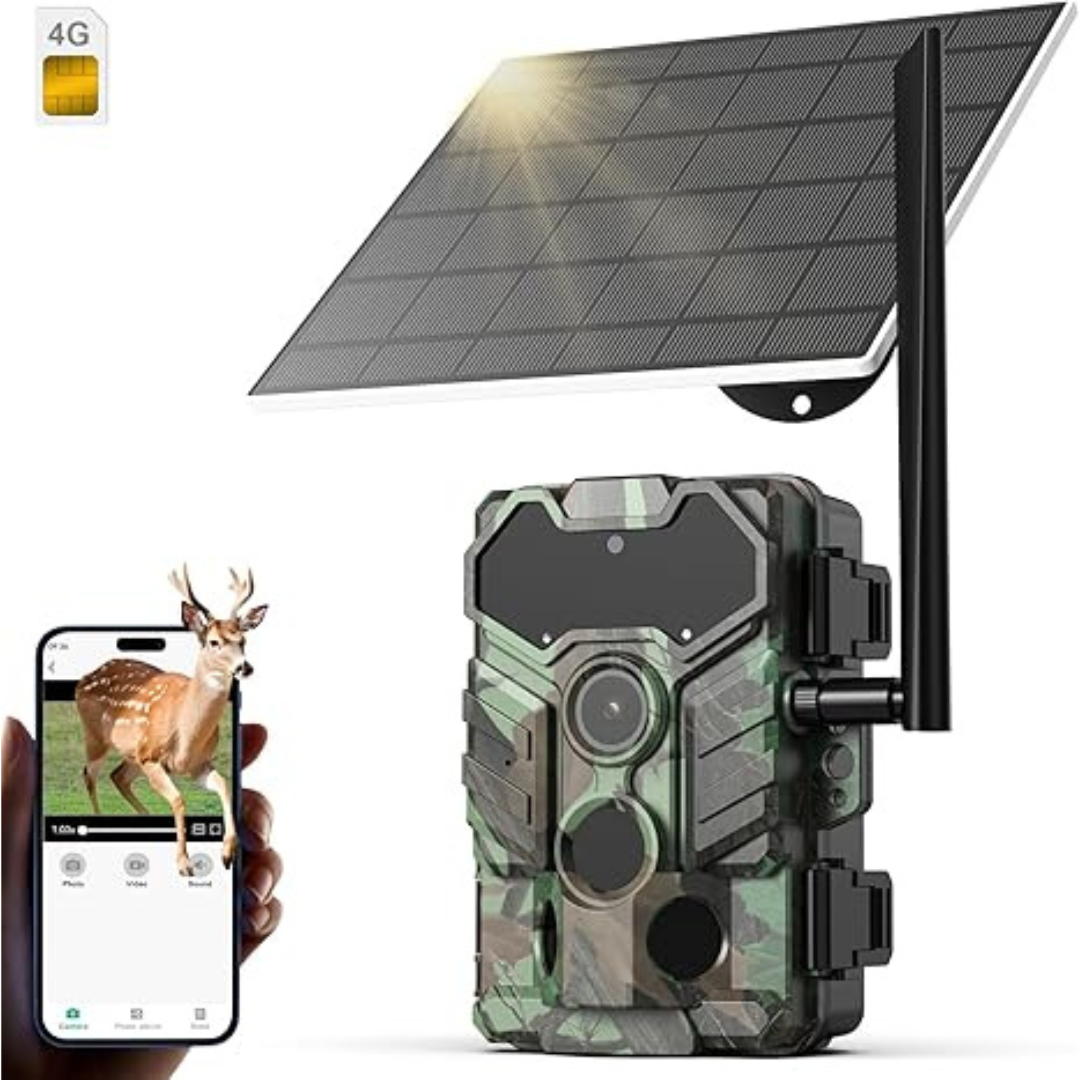 Pefemnio 2K 32MP 4G LTE Cellular Trail Cameras w/Night Vision