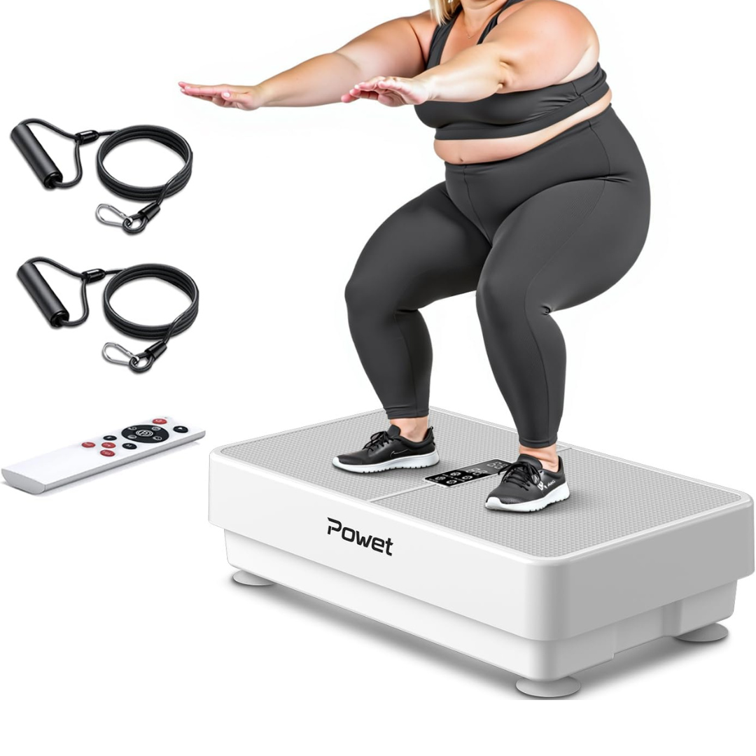 Vibration Exercise Machine with 99 Speed Levels & 5 Modes