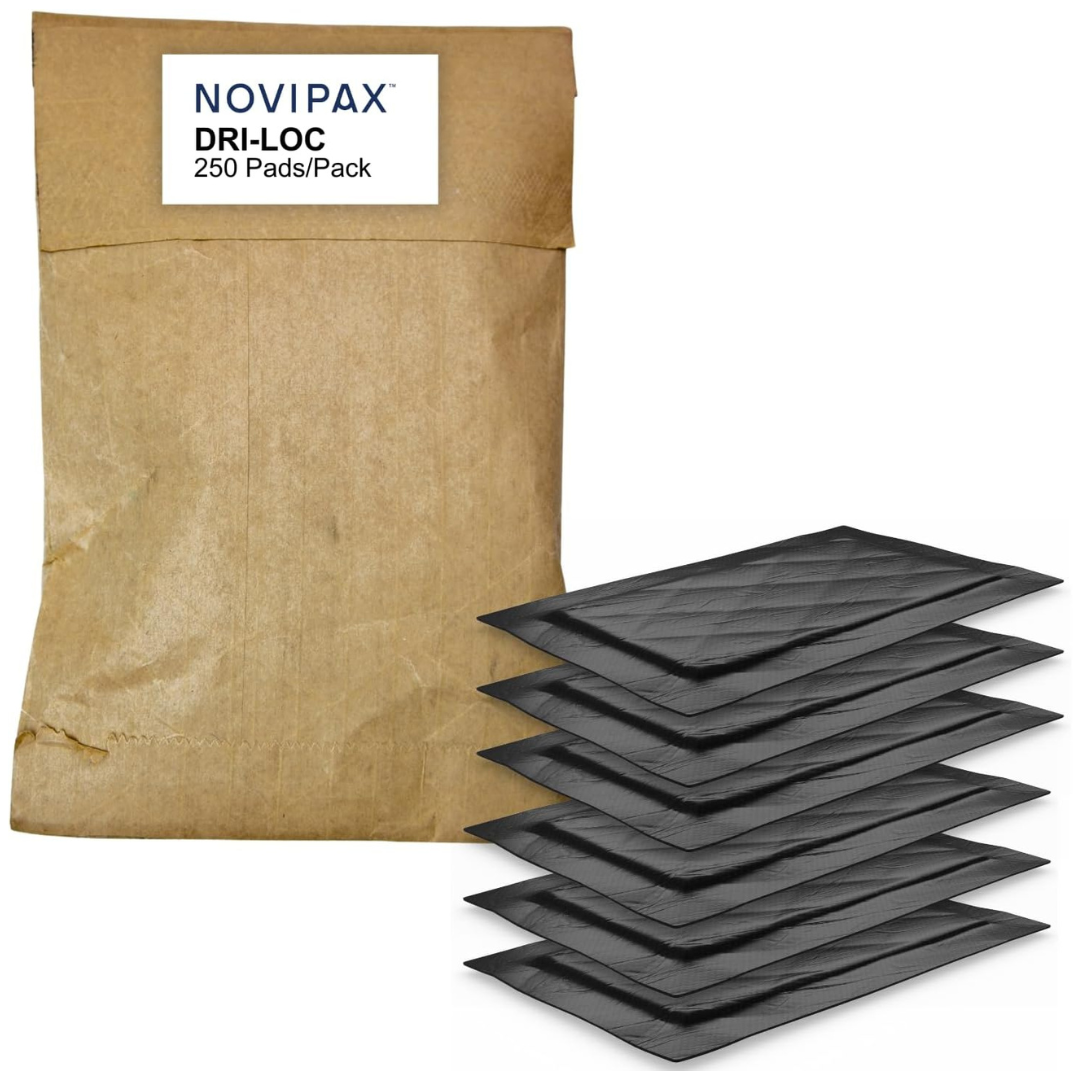 250-Pack Novipax Dri-Loc Absorbent Pads