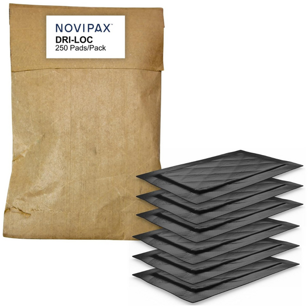250-Pack Novipax Dri-Loc Absorbent Pads