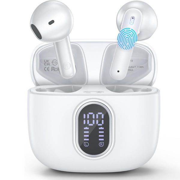Bluetooth 5.3 HiFi Stereo Headphones with Noise Cancelling Mics