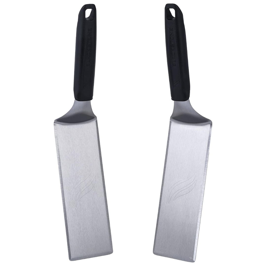 Set Of 2 Heavy Duty Stainless Steel Extra Long Griddle Spatula