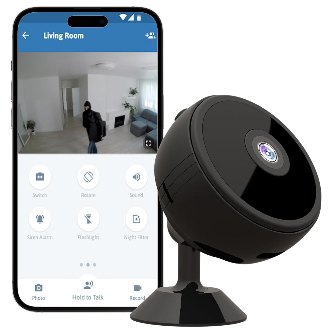 Wireless Mini Security Camera With Cloud/SD Storage