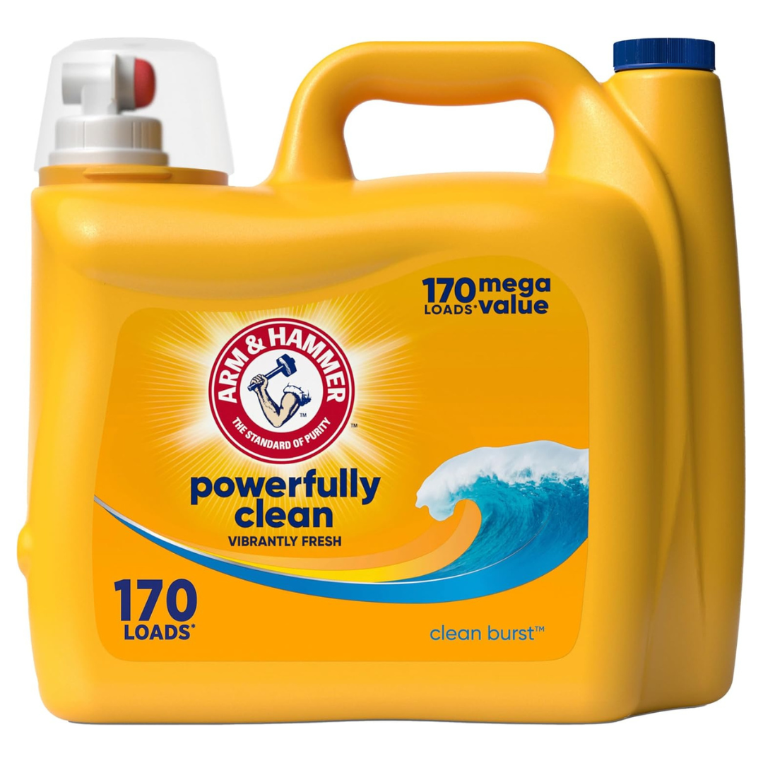 170 Loads Arm & Hammer 170 Fl oz Clean Burst Liquid Laundry Detergent