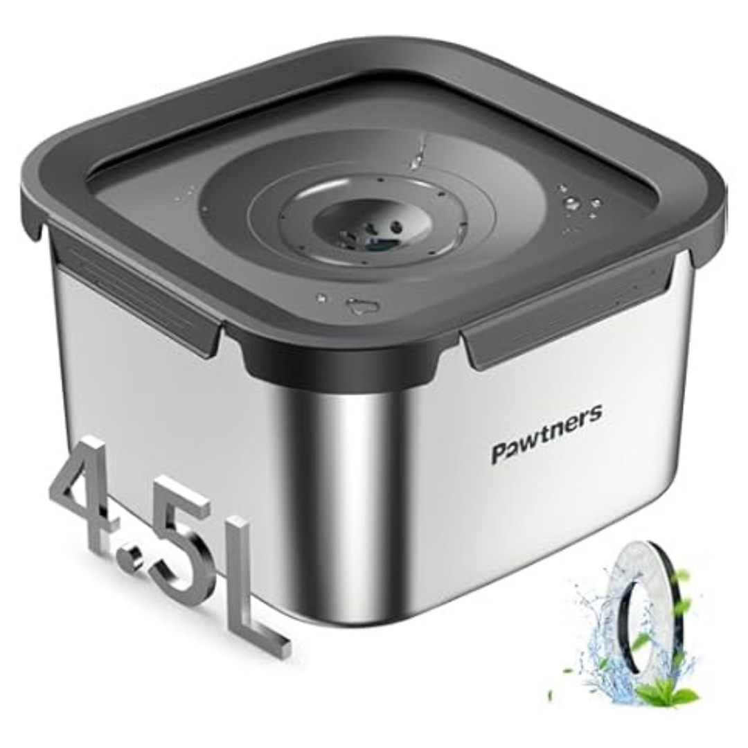 Pawtners 4.5L No Spill Dog Water Bowl