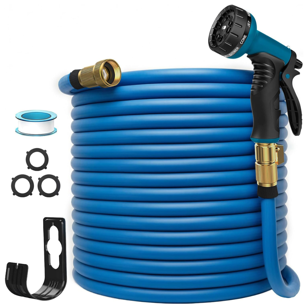 100ft Lightweight & Tangle-Free Water Garden Hose