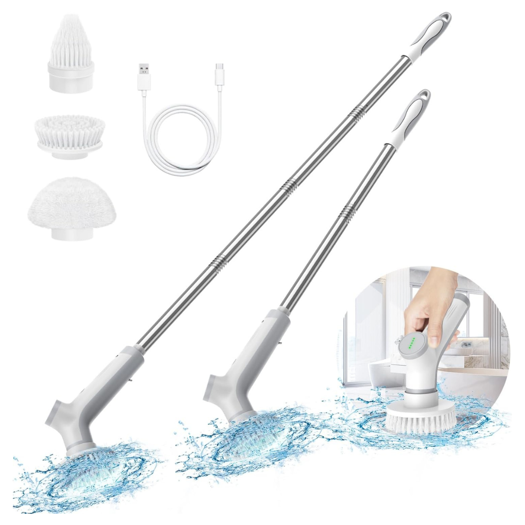Vewior Electric Cordless Spin Scrubber