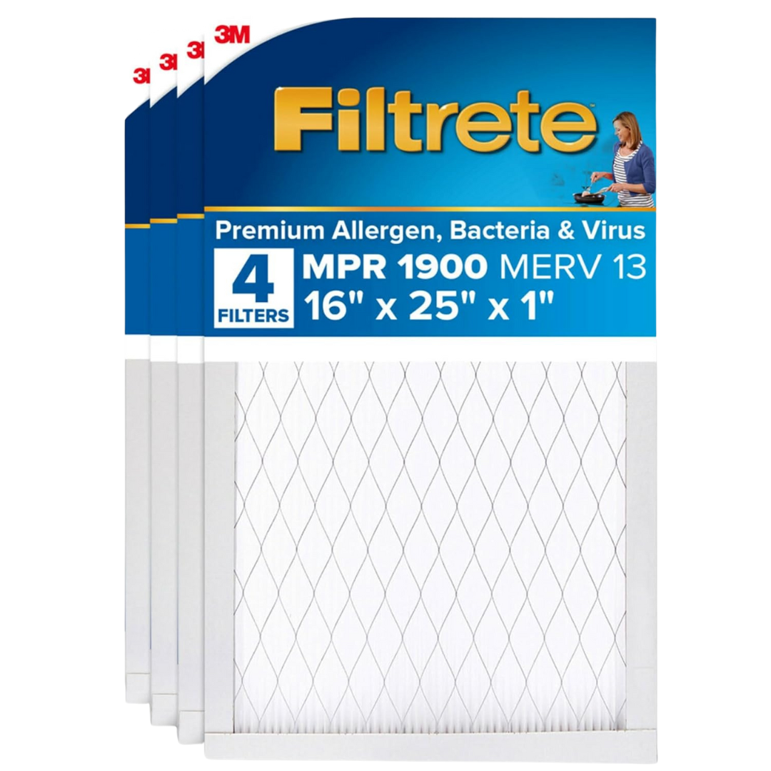 4-Pack Filtrete Ultimate Allergen Reduction Filter (16" x 25" x1")