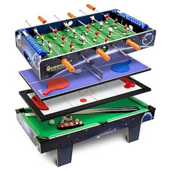 Queensell 4 In 1 28" Multi Game Table