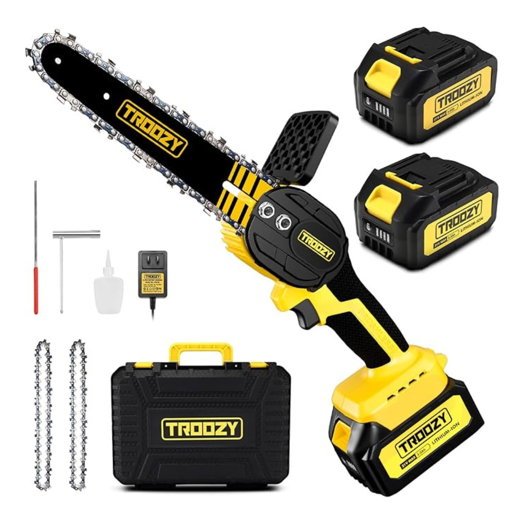 6 Inch 3000mAh Battery Powered Cordless Mini Chainsaw