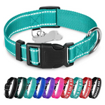 Teceum Reflective Basic Nylon Quick Release Buckle Pet Collar