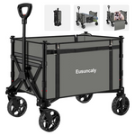 Heavy Duty Folding Collapsible Utility Cart With Wheels