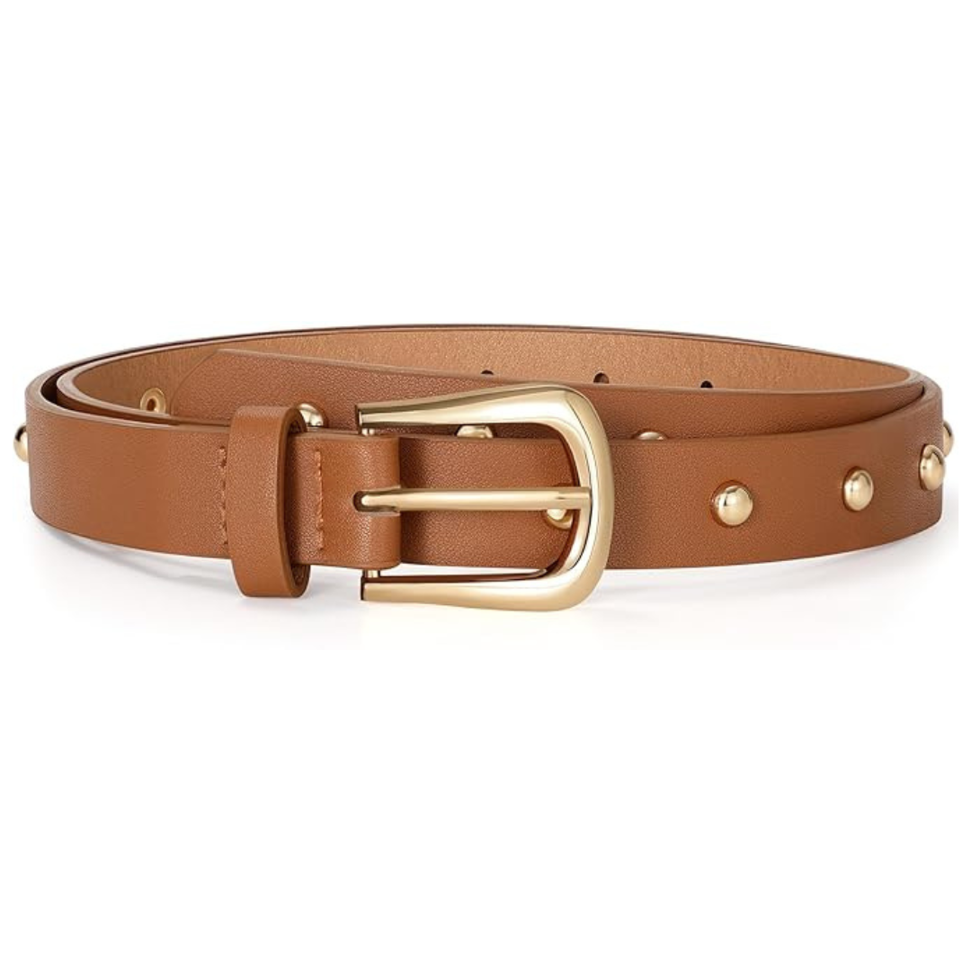 Women's Vintage Punk Studded Leather Belts (5 Colors)